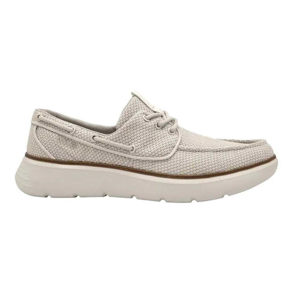 DELO Go Green Men's Comfort Boat Shoes Beige Size 10